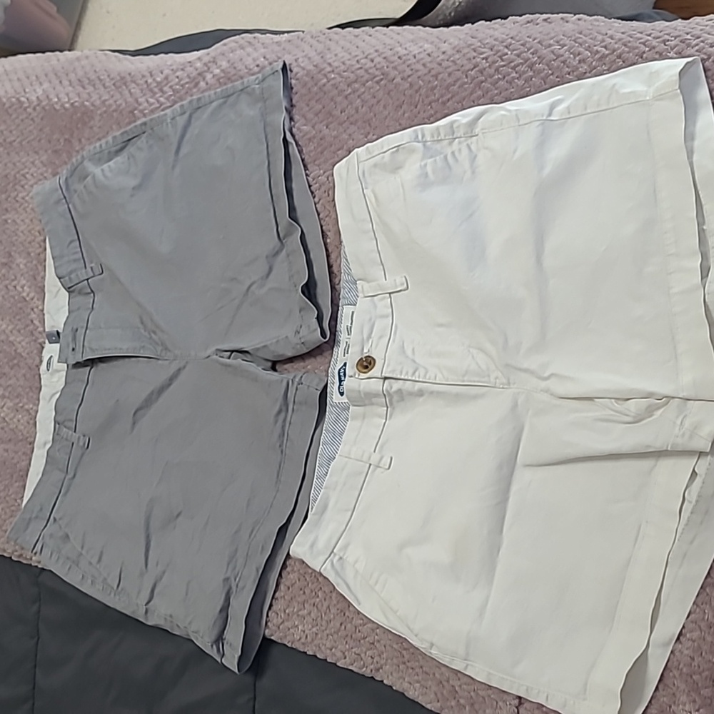 Women's Gray and White Old Navy Shorts